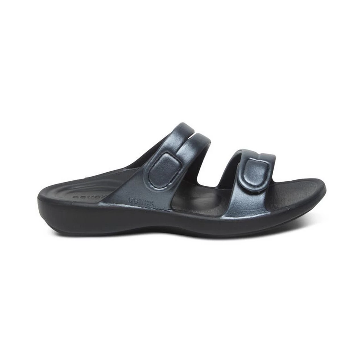 Aetrex Women's Janey Sport Water Friendly Slide - Pewter 5 Aetrex Women's Janey Sport Water Friendly Slide - Pewter - Image 3
