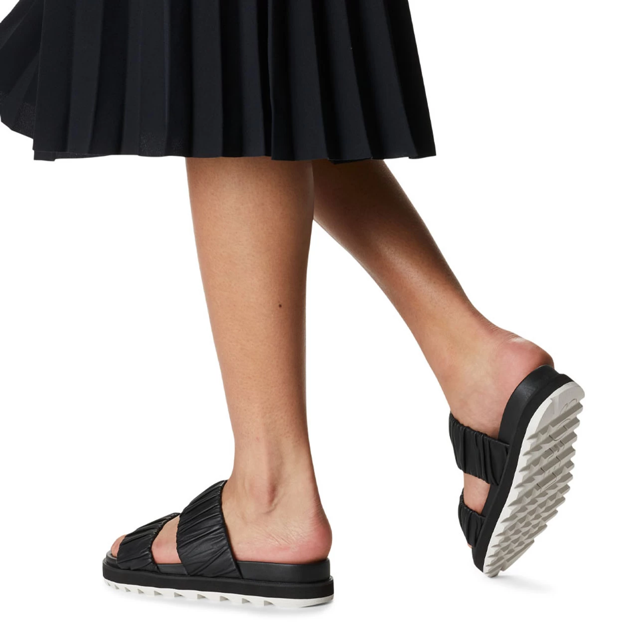 Sorel Women's Roaming Two Strap Slide Sandal - Black 8 Sorel Women's Roaming Two Strap Slide Sandal - Black - Image 6