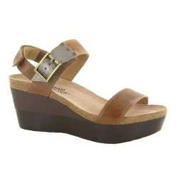 Naot Women's Alpha - Maple / Latte / Mirror Leather