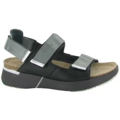 Naot Women's Odyssey - Black / Sterling / Soft Silver
