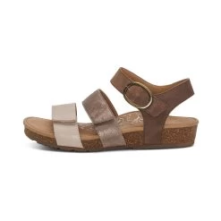 Aetrex Women's Lilly -Taupe -Sandals Outlet SC562W left 06139.1709478535