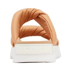 Sorel Women's Viibe Twist Slide - Honest Beige / Sea Salt -Sandals Outlet Sole 49911.1709580625