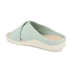 Gravity Defyer Women's Veltal Linen - Aqua -Sandals Outlet TB7218FM 4 BACKANGLE 98348.1651002445