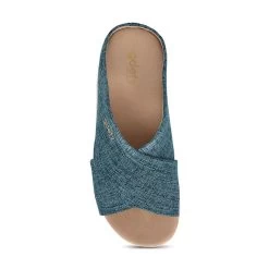 Gravity Defyer Women's Veltal Linen - Teal -Sandals Outlet TB7218FU 2 TOP 00274.1650295655