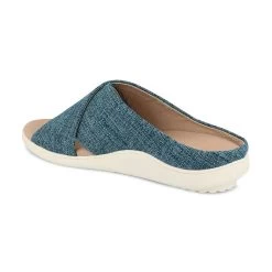 Gravity Defyer Women's Veltal Linen - Teal -Sandals Outlet TB7218FU 4 BACKANGLE 87663.1650295635