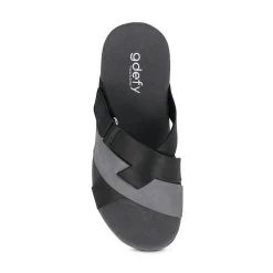 Gravity Defyer Women's Dyvor - Black / Gray -Sandals Outlet TB7224FL 2 TOP 09370.1710957441