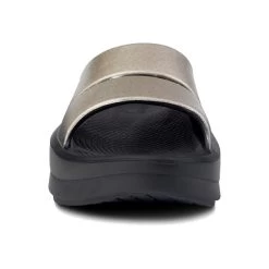 OOFOS Women's Oomega Ooahh Luxe - Latte -Sandals Outlet Template 97363.1709921933