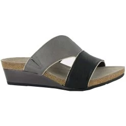 Naot Women's Tiara - Soft Black / Foggy Gray