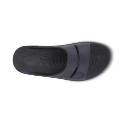 OOFOS OOahh Sport Slide - Black Matte -Sandals Outlet a aerial 46869.1617739489