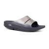 OOFOS Women's OOahh Luxe Slide - Latte 1 OOFOS Women's OOahh Luxe Slide - Latte -Sandals Outlet a angle 28639.1617737872