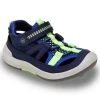 Stride Rite Little Kids' SRTech Wade Sneaker Sandal - Navy -Sandals Outlet a angle 48567.1616446302