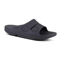 OOFOS OOahh Sport Slide - Black Matte
