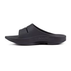 OOFOS OOahh Sport Slide - Black Matte -Sandals Outlet a profile 2 86330.1617739500