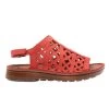 Naot Women's Amadora - Red Nubuck -Sandals Outlet a profile 03723.1614965832