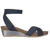NAOT Women's Wand - Navy Velvet Nubuck / Glass Brown 1 NAOT Women's Wand - Navy Velvet Nubuck / Glass Brown -Sandals Outlet a profile 27491.1614965341