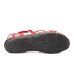 Naot Women's Dorith - Kiss Red Leather -Sandals Outlet a sole 97823.1616003649