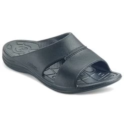 Aetrex Men's Bali Orthotic Slides - Black