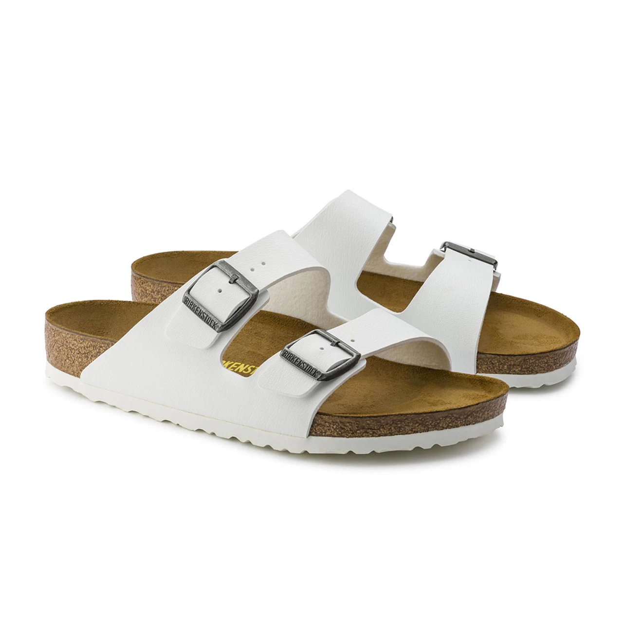 Birkenstock Arizona Birko-Flor - White (Narrow Width) 4 Birkenstock Arizona Birko-Flor - White (Narrow Width) - Image 2
