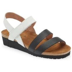 Naot Women's Kayla - White / Black 9 Naot Women's Kayla - White / Black -Sandals Outlet b1 25907.1647367519