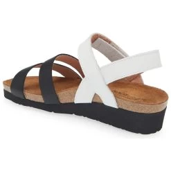 Naot Women's Kayla - White / Black 10 Naot Women's Kayla - White / Black -Sandals Outlet b3 80390.1647367461