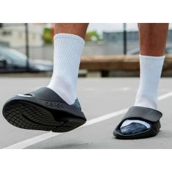 OOFOS Unisex Sport Flex - Black -Sandals Outlet b3 86567.1649260424