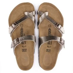 Birkenstock Women's Mayari Birko-Flor - Graceful Taupe (Regular Width) -Sandals Outlet b4 39764.1620245951