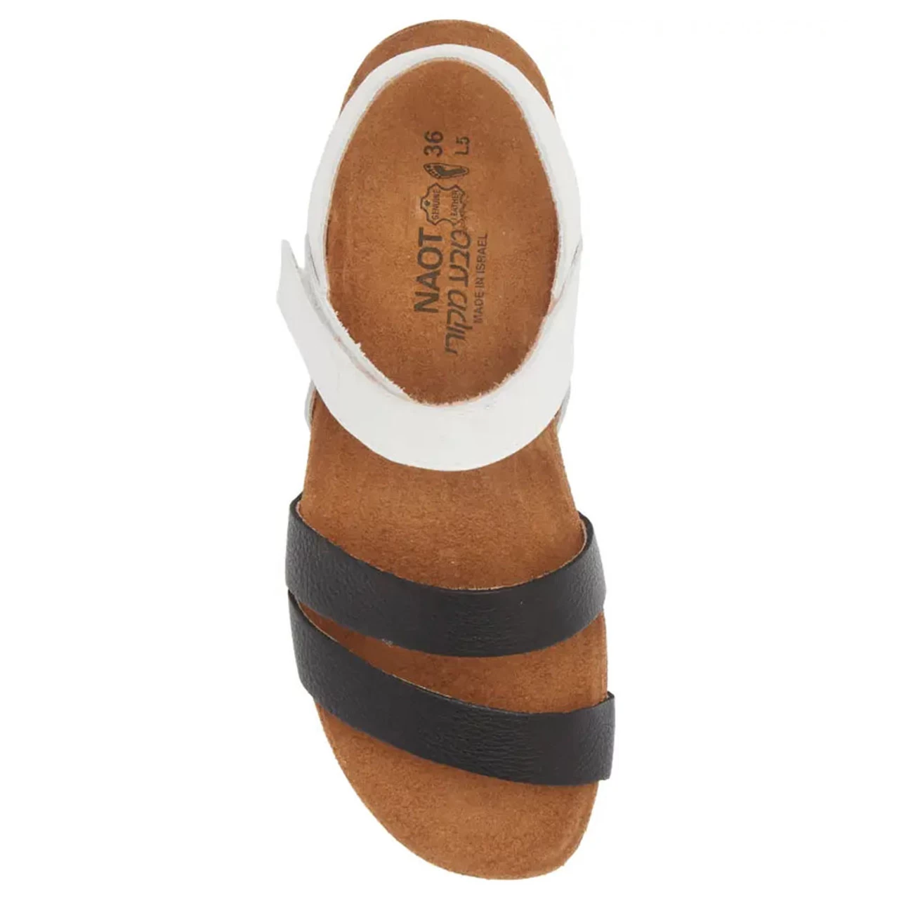 Naot Women's Kayla - White / Black 7 Naot Women's Kayla - White / Black - Image 5