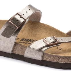 Birkenstock Women's Mayari Birko-Flor - Graceful Taupe (Regular Width) -Sandals Outlet b7 14134.1620245974