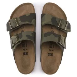 Birkenstock Arizona - Desert Soil Camo Green (Narrow Width) 12 Birkenstock Arizona - Desert Soil Camo Green (Narrow Width) -Sandals Outlet birkArizonaCamoGreenNarrowFour 48154.1613144157