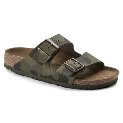 Birkenstock Arizona - Desert Soil Camo Green (Narrow Width)