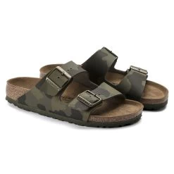Birkenstock Arizona - Desert Soil Camo Green (Narrow Width) 10 Birkenstock Arizona - Desert Soil Camo Green (Narrow Width) -Sandals Outlet birkArizonaCamoGreenNarrowthree 88262.1613144146