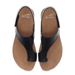 Dansko Women's Reece - Black Waxy Burnished -Sandals Outlet dansko reece black 6 17347.1614023369