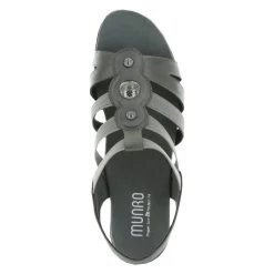 Munro Women's Destiny - Pewter Leather -Sandals Outlet destiny pewter 3 19078.1489080659