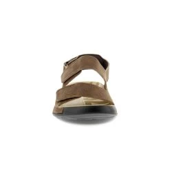 ECCO Men's Cozmo Flat - Cocoa Brown -Sandals Outlet ecco 500944 02482 front 41376.1682361801