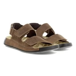 ECCO Men's Cozmo Flat - Cocoa Brown -Sandals Outlet ecco 500944 02482 pair 46228.1682361786