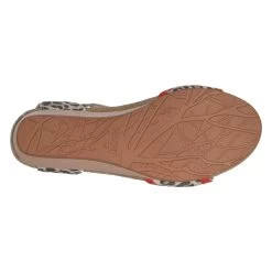 Naot Women's Fiona - Cheetah Suede / Kiss Red Leather / Radiant Gold Leather -Sandals Outlet f 09159.1603141483