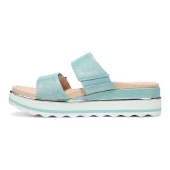 Vionic Women's Phoenix Brandie - Aqua Linen -Sandals Outlet gallery brandie aqualinen left 79890.1683146513