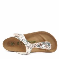 Birkenstock Women's Gizeh Vegan Birko-Flor - Paisley Rose (Regular Width) -Sandals Outlet image thumb 2 71304.1659555151