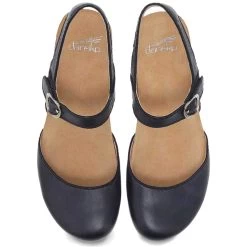 Dansko Women's Tiffani - Black Milled Burnished -Sandals Outlet k6 39086.1673372697