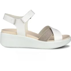 ECCO Women's Flowt Wedge - White