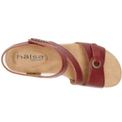 Halsa Footwear Women's Cindy - Red -Sandals Outlet r2 76409.1650309531