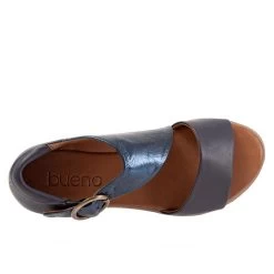 Bueno Women's Yvonne - Navy -Sandals Outlet yvonne navy navy metallic product 4 70129.1652811045